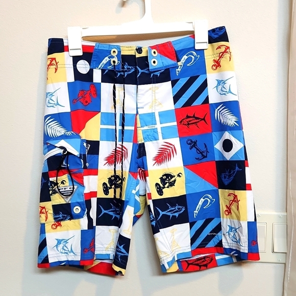 Columbia PFG Board Swim Shorts - Picture 1 of 5